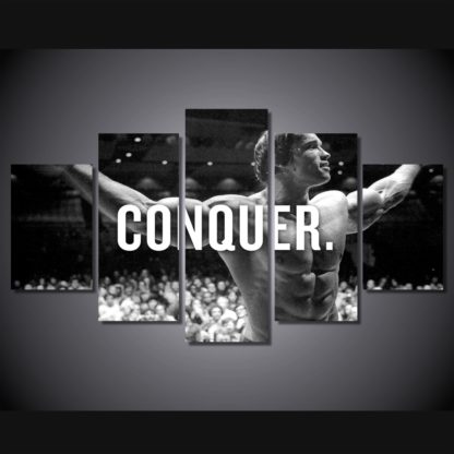 CONQUER - 5 Piece Multi Panel Canvas Wall Art - Image 4