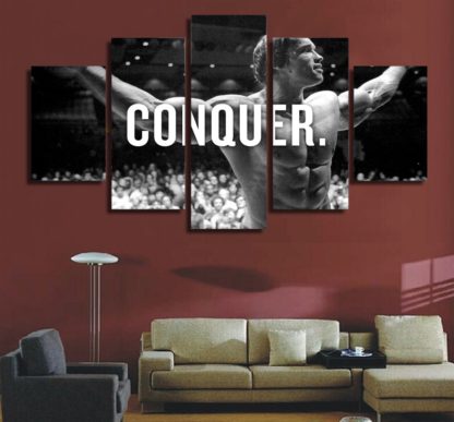 CONQUER - 5 Piece Multi Panel Canvas Wall Art - Image 2