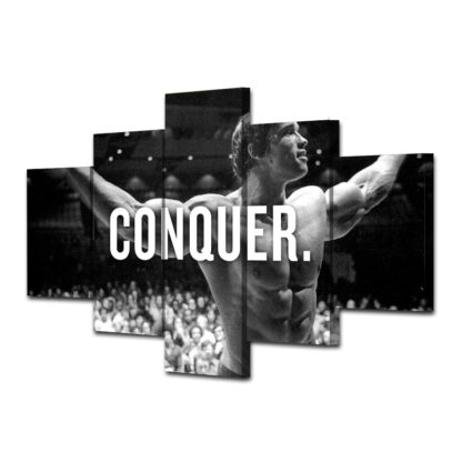 CONQUER - 5 Piece Multi Panel Canvas Wall Art - Image 3