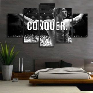 CONQUER - 5 Piece Multi Panel Canvas Wall Art